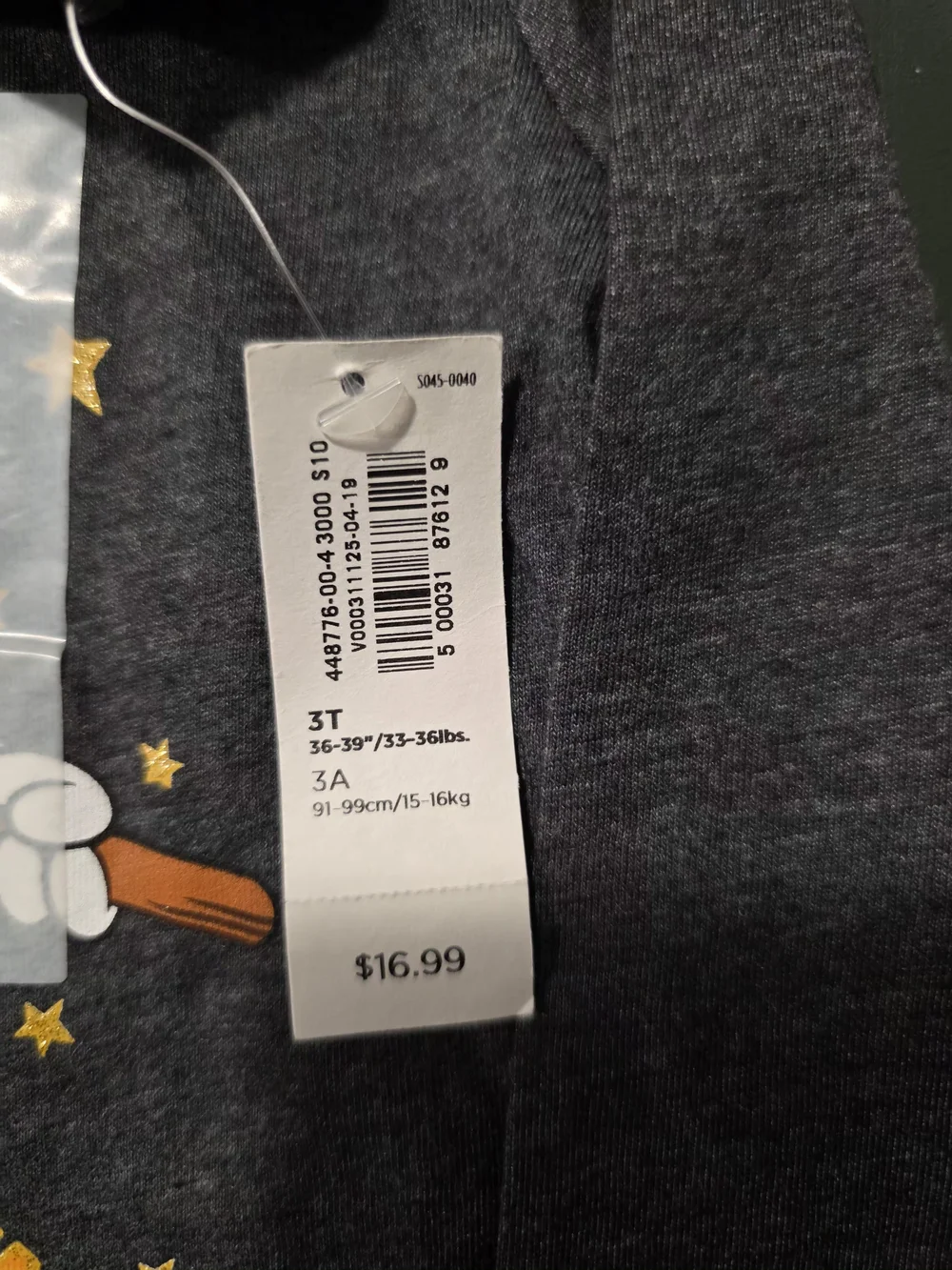 Old Navy Charcoal Minnie Mouse Halloween Long-Sleeve Tee with Pink Witch Outfit